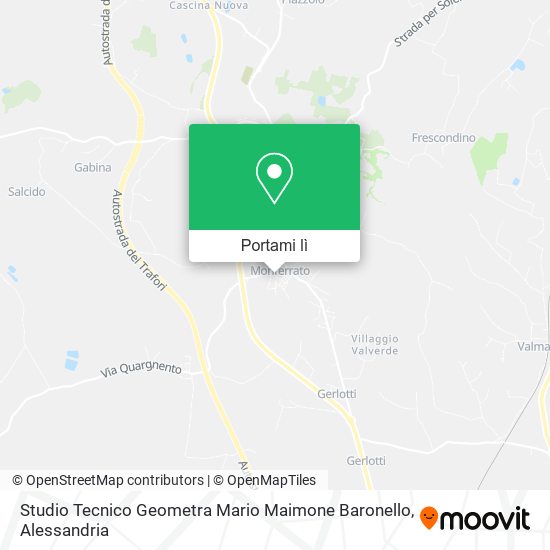 Mappa Studio Tecnico Geometra Mario Maimone Baronello