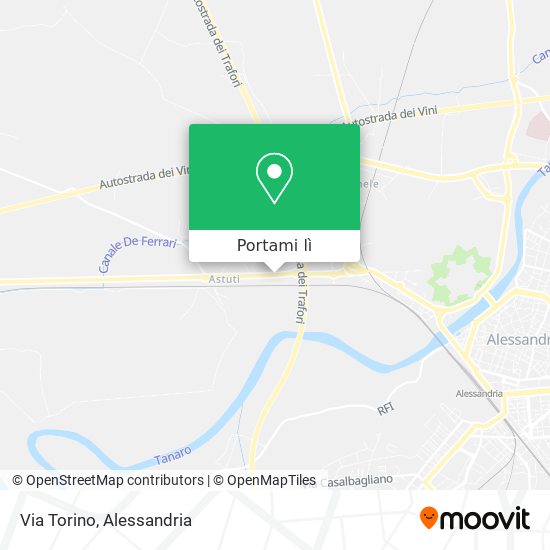 Mappa Via Torino