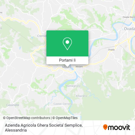 Mappa Azienda Agricola Ghera Societa' Semplice