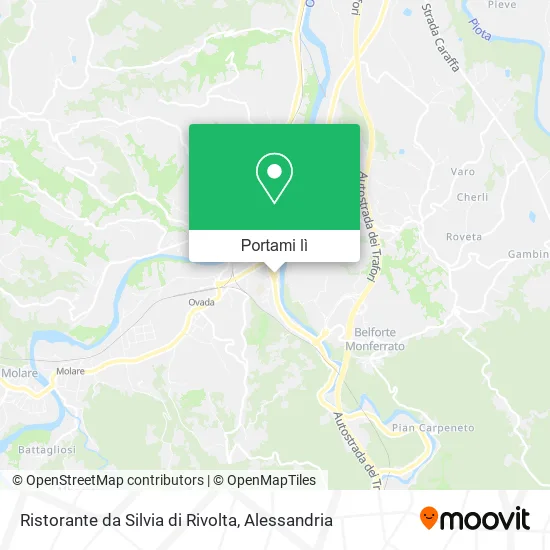 Mappa Ristorante da Silvia di Rivolta