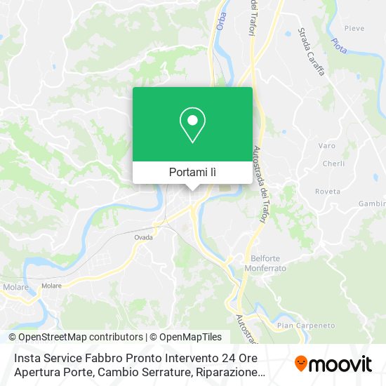 Mappa Insta Service Fabbro Pronto Intervento 24 Ore Apertura Porte, Cambio Serrature, Riparazione Serrand