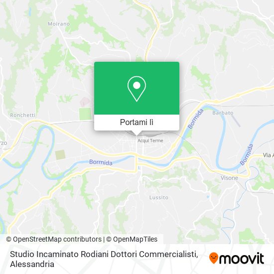 Mappa Studio Incaminato Rodiani Dottori Commercialisti