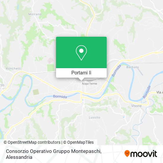 Mappa Consorzio Operativo Gruppo Montepaschi