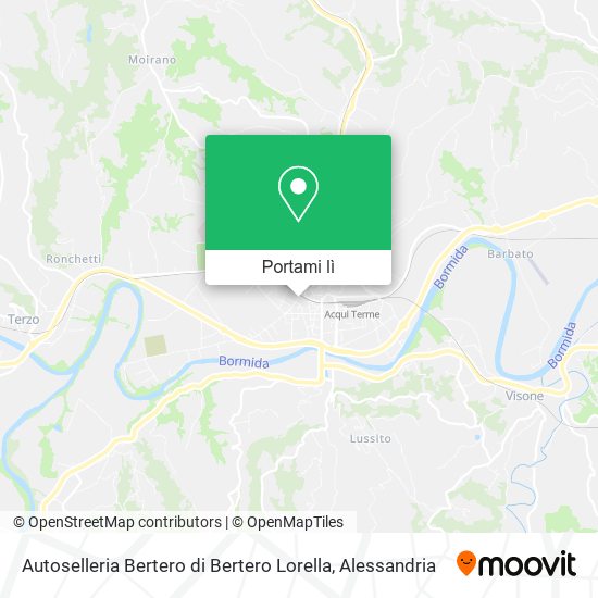 Mappa Autoselleria Bertero di Bertero Lorella