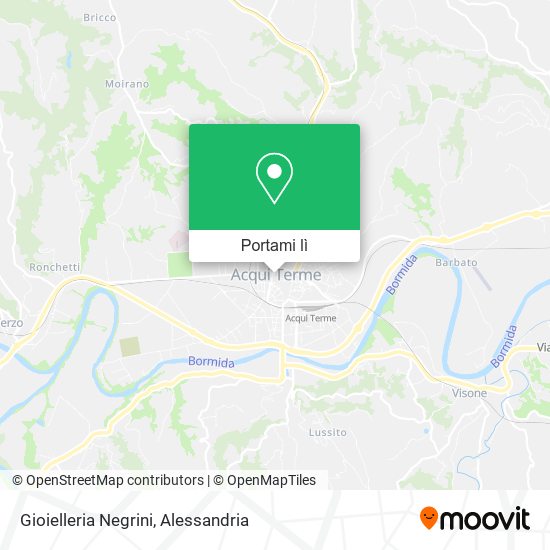 Mappa Gioielleria Negrini