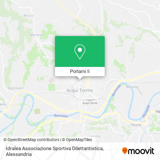 Mappa Idralea Associazione Sportiva Dilettantistica