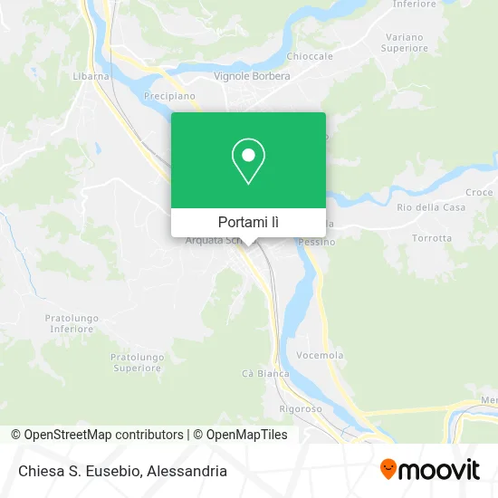 Mappa Chiesa S. Eusebio
