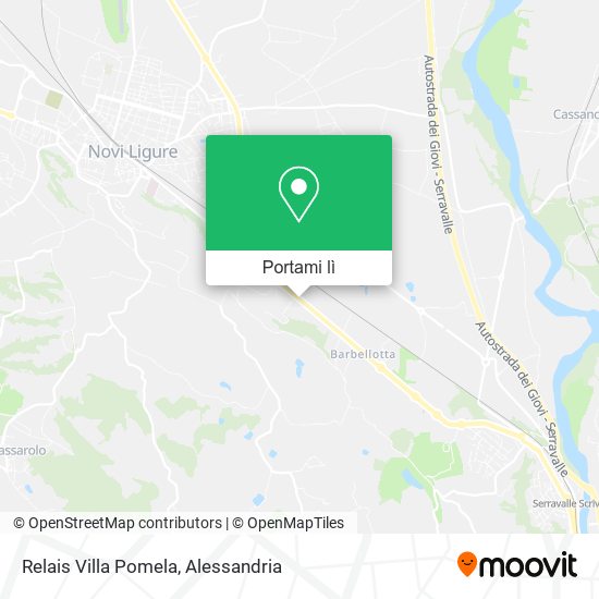 Mappa Relais Villa Pomela