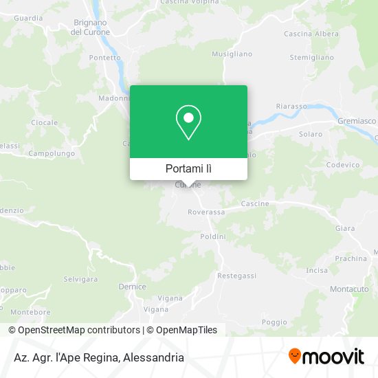 Mappa Az. Agr. l'Ape Regina