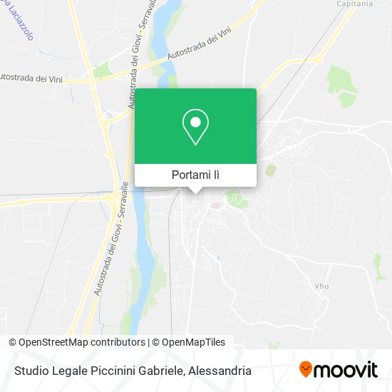 Mappa Studio Legale Piccinini Gabriele