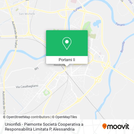 Mappa Unionfidi - Piemonte Società Cooperativa a Responsabilità Limitata P