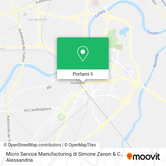 Mappa Micro Service Manufacturing di Simone Zanon & C.