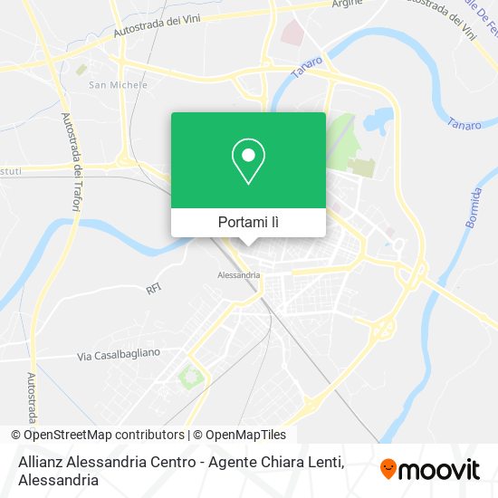 Mappa Allianz Alessandria Centro - Agente Chiara Lenti