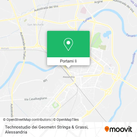 Mappa Technostudio dei Geometri Stringa & Grassi