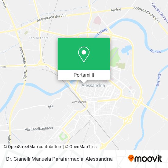 Mappa Dr. Gianelli Manuela Parafarmacia