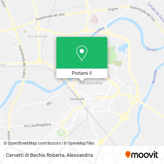 Mappa Cervetti di Bechis Roberta