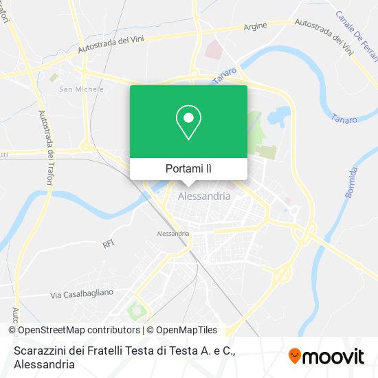 Mappa Scarazzini dei Fratelli Testa di Testa A. e C.