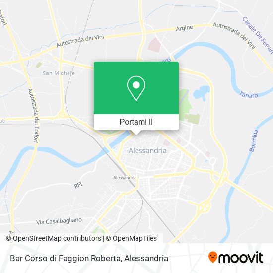 Mappa Bar Corso di Faggion Roberta