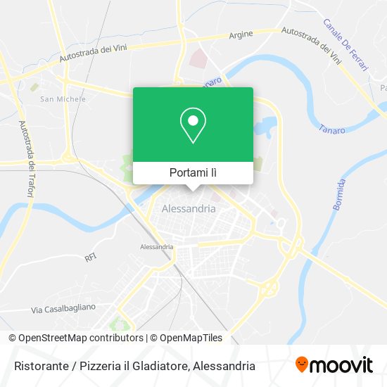 Mappa Ristorante / Pizzeria il Gladiatore