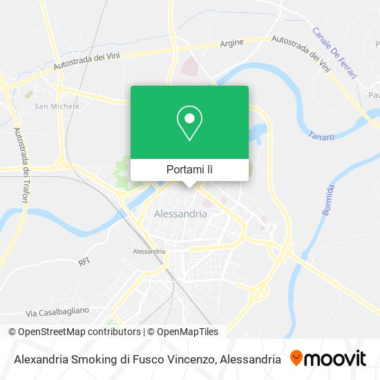 Mappa Alexandria Smoking di Fusco Vincenzo