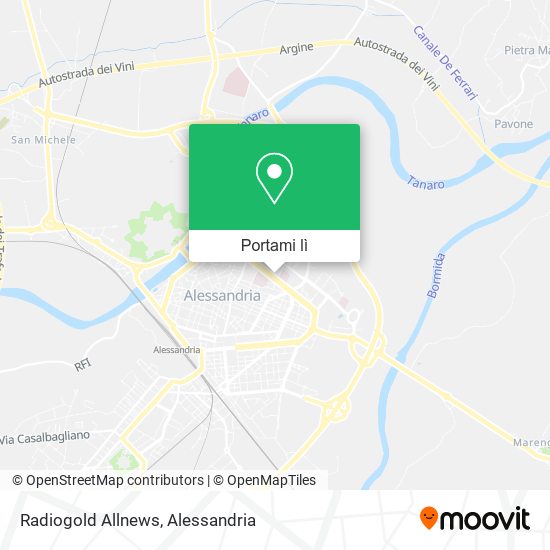 Mappa Radiogold Allnews