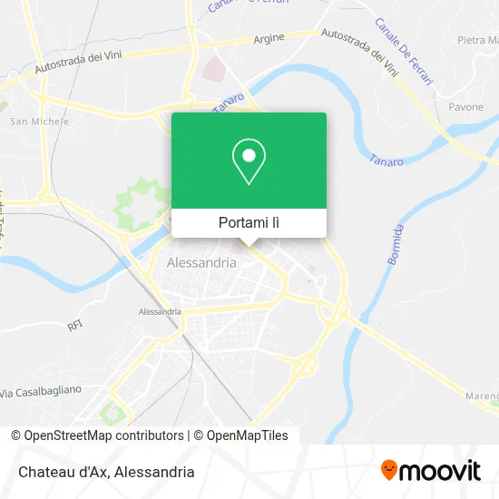 Mappa Chateau d'Ax