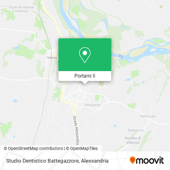 Mappa Studio Dentistico Battegazzore