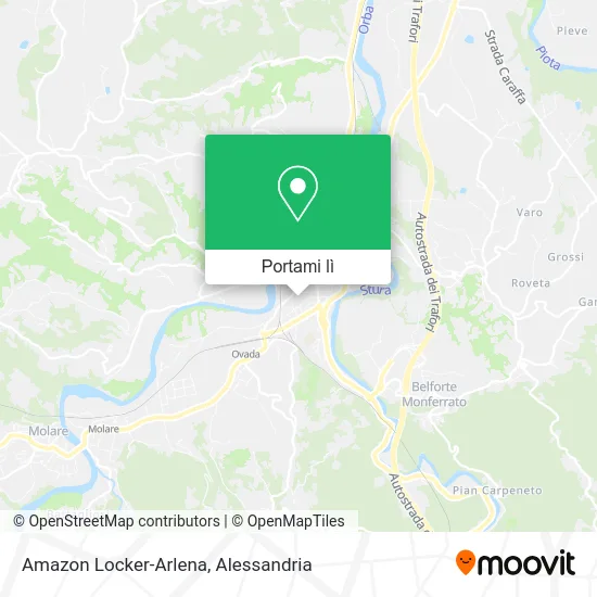 Mappa Amazon Locker-Arlena