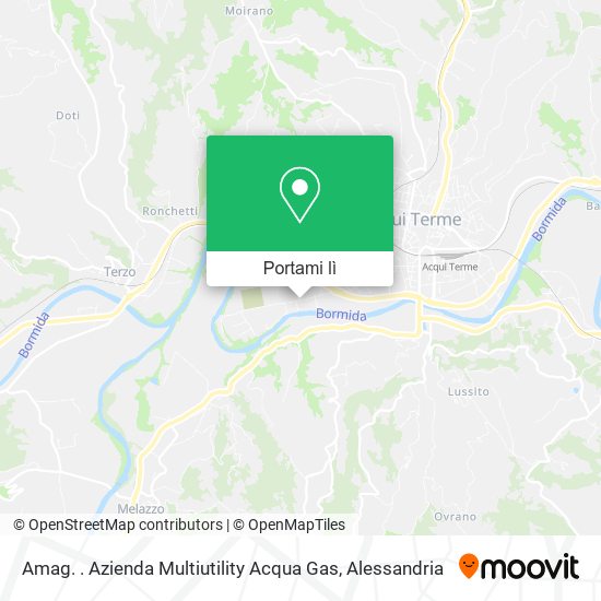Mappa Amag. . Azienda Multiutility Acqua Gas