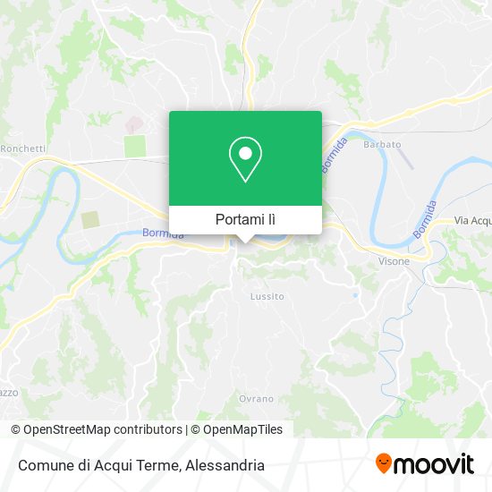 Mappa Comune di Acqui Terme