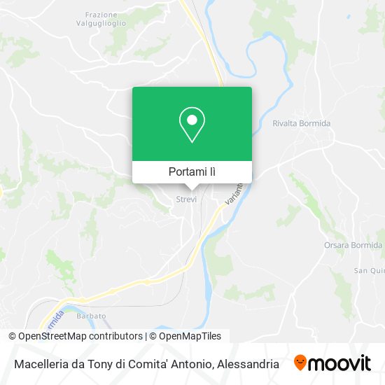 Mappa Macelleria da Tony di Comita' Antonio