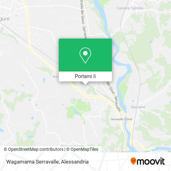 Mappa Wagamama Serravalle