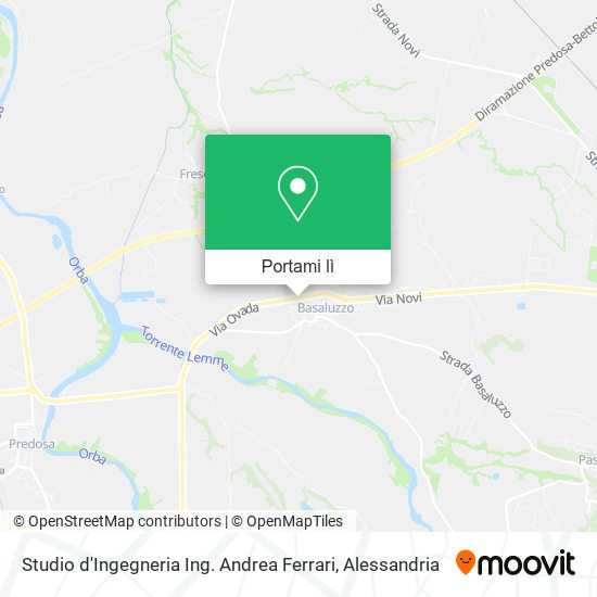 Mappa Studio d'Ingegneria Ing. Andrea Ferrari
