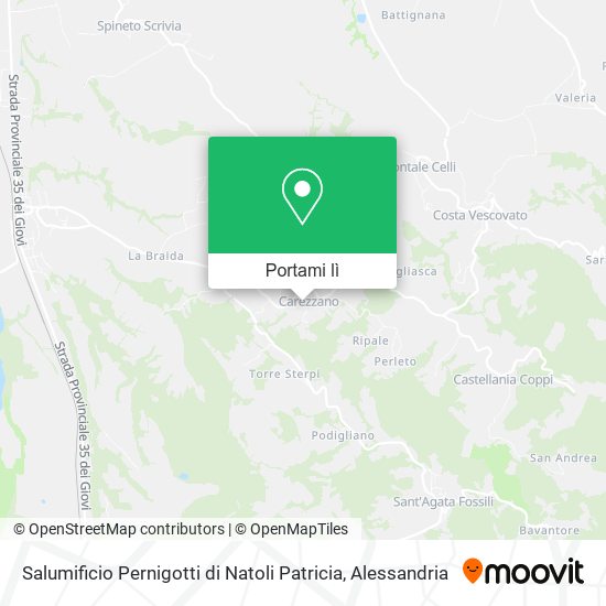 Mappa Salumificio Pernigotti di Natoli Patricia