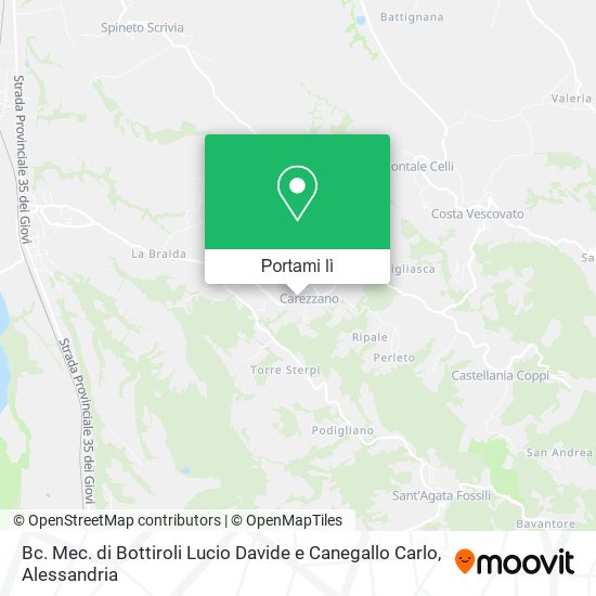 Mappa Bc. Mec. di Bottiroli Lucio Davide e Canegallo Carlo