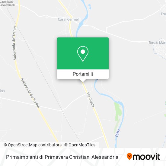 Mappa Primaimpianti di Primavera Christian