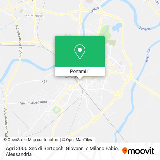 Mappa Agri 3000 Snc di Bertocchi Giovanni e Milano Fabio