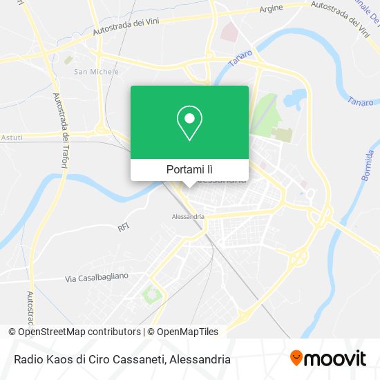 Mappa Radio Kaos di Ciro Cassaneti