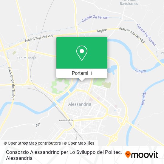 Mappa Consorzio Alessandrino per Lo Sviluppo del Politec