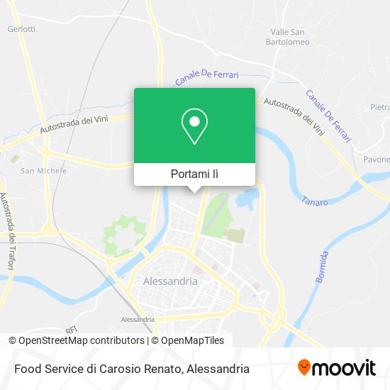 Mappa Food Service di Carosio Renato