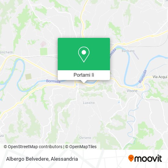 Mappa Albergo Belvedere