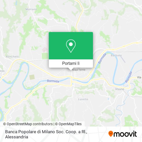 Mappa Banca Popolare di Milano Soc. Coop. a Rl.