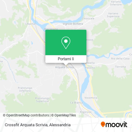 Mappa Crossfit Arquata Scrivia