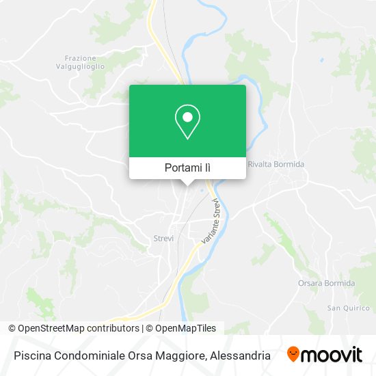 Mappa Piscina Condominiale Orsa Maggiore