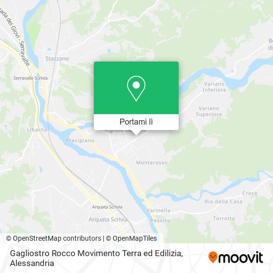 Mappa Gagliostro Rocco Movimento Terra ed Edilizia