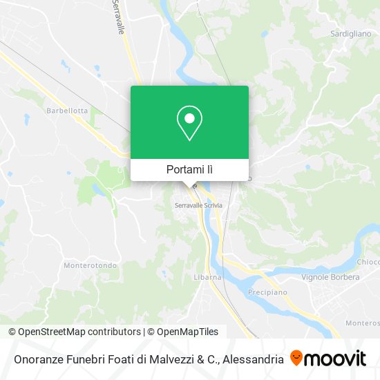 Mappa Onoranze Funebri Foati di Malvezzi & C.