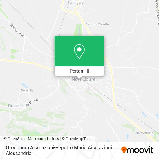 Mappa Groupama Aicurazioni-Repetto Mario Aicurazioni