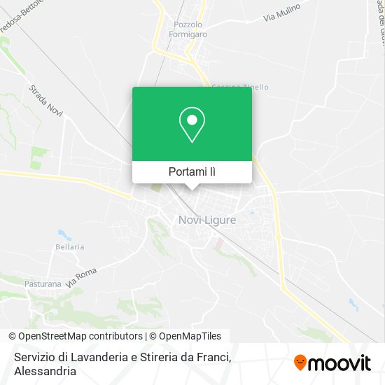 Mappa Servizio di Lavanderia e Stireria da Franci