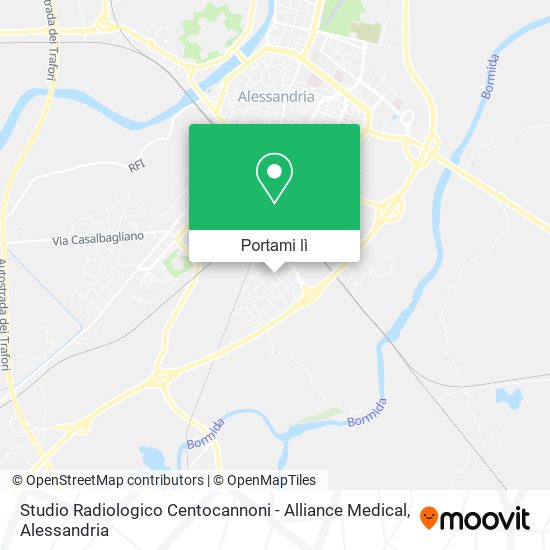 Mappa Studio Radiologico Centocannoni - Alliance Medical