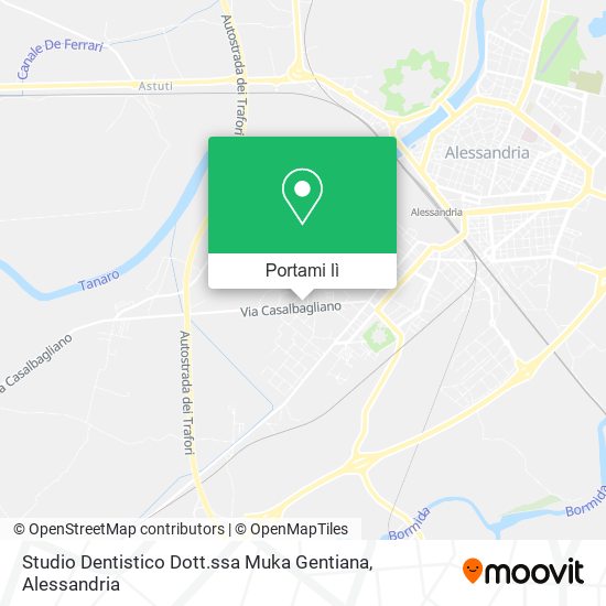 Mappa Studio Dentistico Dott.ssa Muka Gentiana